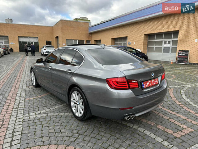 Серый БМВ 5 Серия, объемом двигателя 2 л и пробегом 148 тыс. км за 12500 $, фото 3 на Automoto.ua