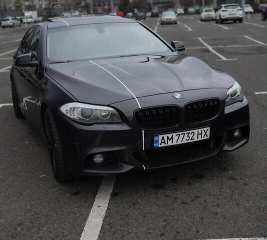 Серый БМВ 5 Серия, объемом двигателя 2 л и пробегом 177 тыс. км за 13200 $, фото 3 на Automoto.ua