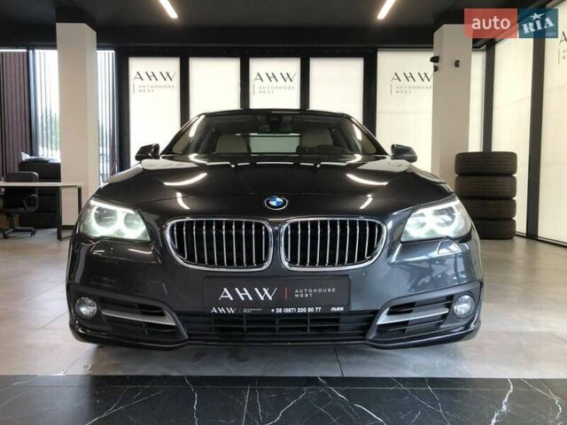 Серый БМВ 5 Серия, объемом двигателя 2 л и пробегом 185 тыс. км за 18900 $, фото 1 на Automoto.ua
