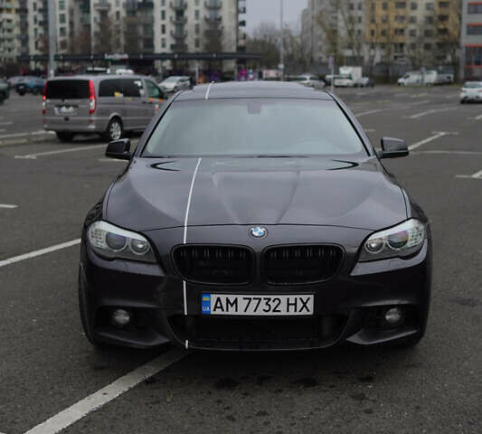 Серый БМВ 5 Серия, объемом двигателя 2 л и пробегом 177 тыс. км за 13200 $, фото 2 на Automoto.ua
