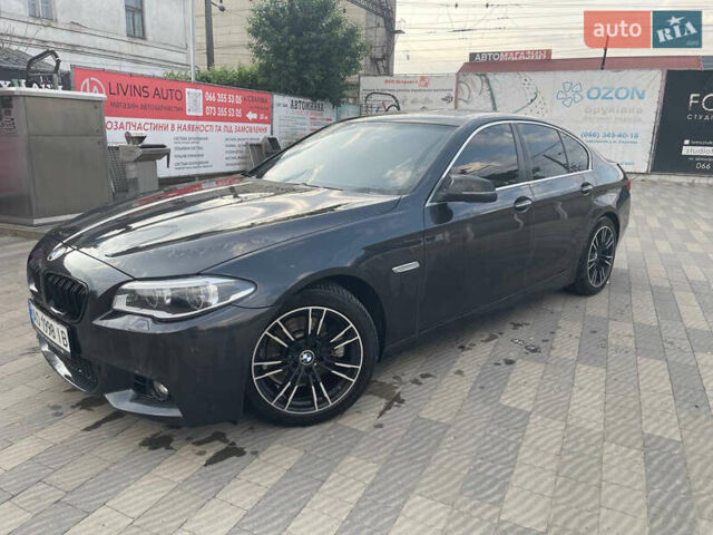 Серый БМВ 5 Серия, объемом двигателя 2 л и пробегом 200 тыс. км за 15400 $, фото 7 на Automoto.ua