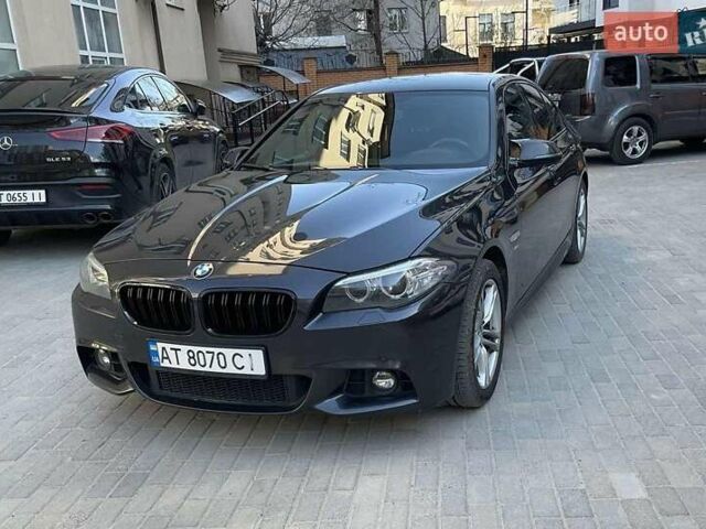 Серый БМВ 5 Серия, объемом двигателя 2 л и пробегом 212 тыс. км за 15500 $, фото 1 на Automoto.ua