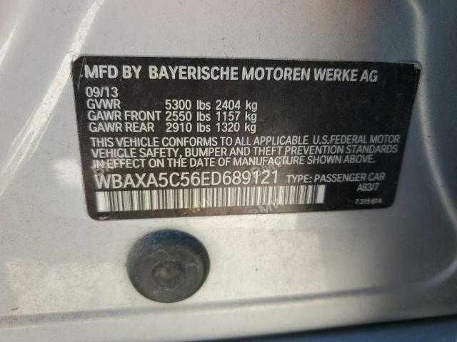 Серый БМВ 5 Серия, объемом двигателя 3 л и пробегом 103 тыс. км за 5100 $, фото 12 на Automoto.ua