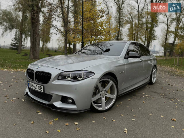 Серый БМВ 5 Серия, объемом двигателя 3 л и пробегом 203 тыс. км за 19999 $, фото 1 на Automoto.ua
