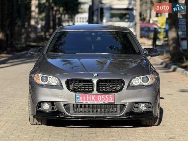 Серый БМВ 5 Серия, объемом двигателя 3 л и пробегом 183 тыс. км за 23550 $, фото 2 на Automoto.ua