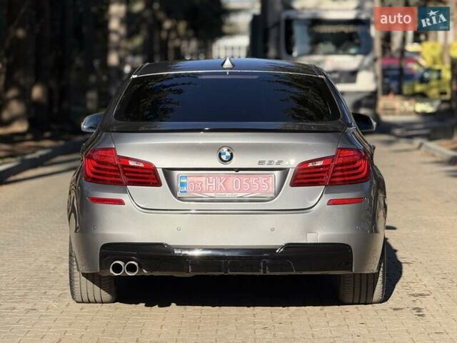 Серый БМВ 5 Серия, объемом двигателя 3 л и пробегом 183 тыс. км за 23550 $, фото 6 на Automoto.ua