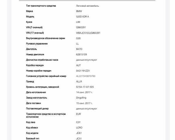 Серый БМВ 5 Серия, объемом двигателя 2 л и пробегом 221 тыс. км за 24999 $, фото 30 на Automoto.ua