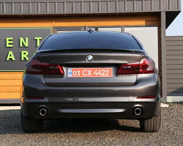 Серый БМВ 5 Серия, объемом двигателя 3 л и пробегом 186 тыс. км за 28999 $, фото 6 на Automoto.ua