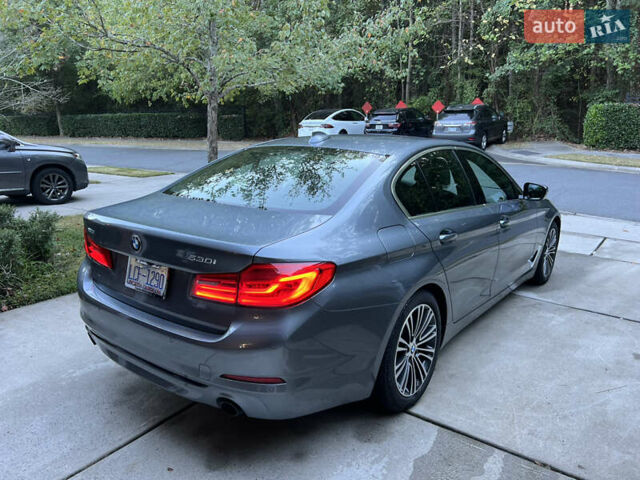 Серый БМВ 5 Серия, объемом двигателя 2 л и пробегом 124 тыс. км за 23000 $, фото 9 на Automoto.ua