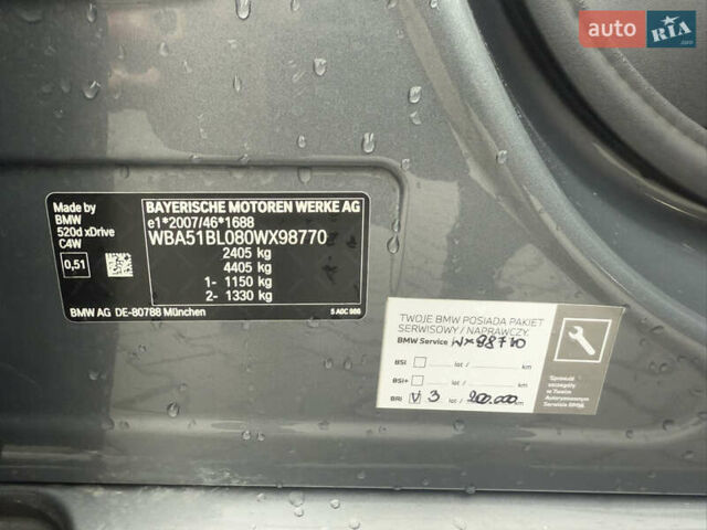 Серый БМВ 5 Серия, объемом двигателя 2 л и пробегом 27 тыс. км за 58700 $, фото 155 на Automoto.ua