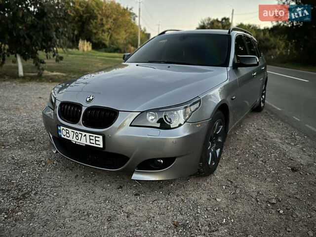 Серый БМВ 5 Серия, объемом двигателя 2.99 л и пробегом 286 тыс. км за 9000 $, фото 2 на Automoto.ua
