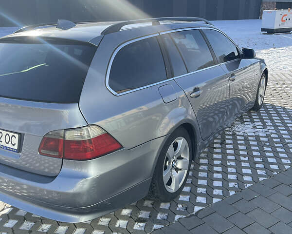 Серый БМВ 5 Серия, объемом двигателя 3 л и пробегом 340 тыс. км за 8700 $, фото 3 на Automoto.ua