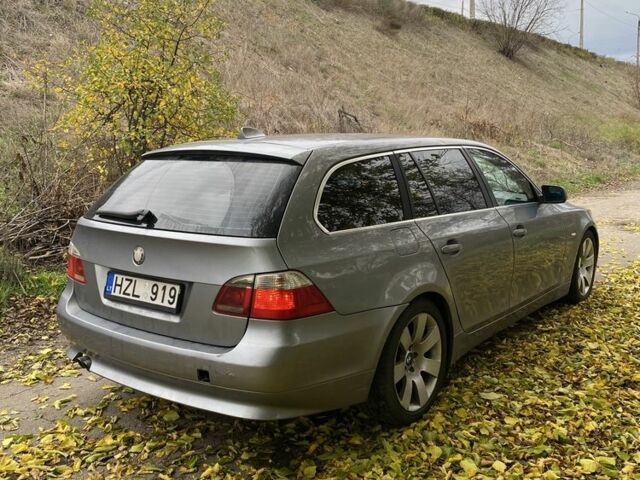 Серый БМВ 5 Серия, объемом двигателя 3 л и пробегом 300 тыс. км за 4900 $, фото 4 на Automoto.ua