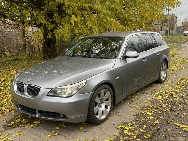 Серый БМВ 5 Серия, объемом двигателя 3 л и пробегом 360 тыс. км за 4900 $, фото 2 на Automoto.ua