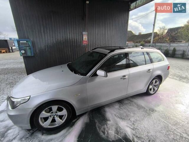 Серый БМВ 5 Серия, объемом двигателя 3 л и пробегом 295 тыс. км за 7800 $, фото 2 на Automoto.ua