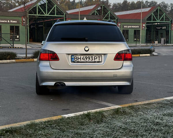 Серый БМВ 5 Серия, объемом двигателя 3 л и пробегом 343 тыс. км за 8400 $, фото 4 на Automoto.ua