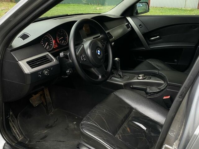 Серый БМВ 5 Серия, объемом двигателя 3 л и пробегом 360 тыс. км за 4900 $, фото 6 на Automoto.ua