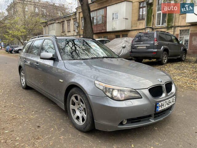 Сірий БМВ 5 Серія, об'ємом двигуна 3 л та пробігом 344 тис. км за 6999 $, фото 1 на Automoto.ua