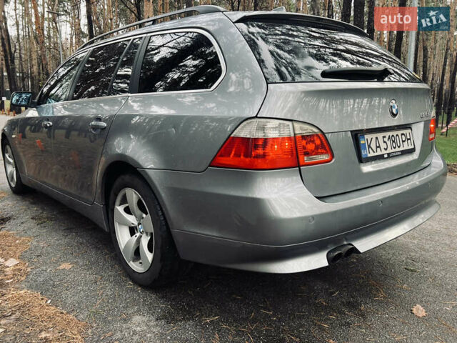 Серый БМВ 5 Серия, объемом двигателя 2.5 л и пробегом 321 тыс. км за 6499 $, фото 5 на Automoto.ua