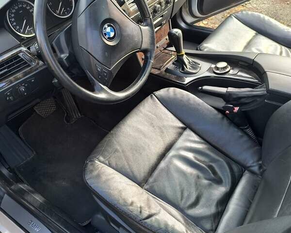 Серый БМВ 5 Серия, объемом двигателя 3 л и пробегом 295 тыс. км за 7800 $, фото 10 на Automoto.ua