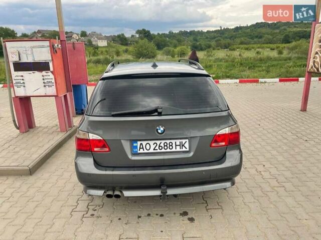 Серый БМВ 5 Серия, объемом двигателя 2.99 л и пробегом 323 тыс. км за 8500 $, фото 1 на Automoto.ua