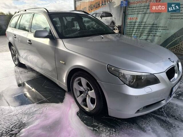 Серый БМВ 5 Серия, объемом двигателя 3 л и пробегом 295 тыс. км за 7800 $, фото 3 на Automoto.ua