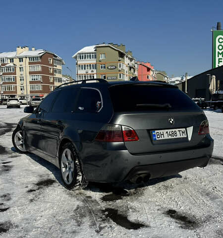 Серый БМВ 5 Серия, объемом двигателя 3 л и пробегом 380 тыс. км за 9600 $, фото 3 на Automoto.ua