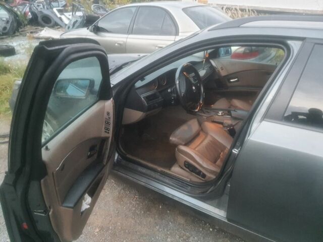 Серый БМВ 5 Серия, объемом двигателя 2.5 л и пробегом 360 тыс. км за 3000 $, фото 4 на Automoto.ua