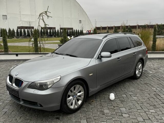 Серый БМВ 5 Серия, объемом двигателя 3 л и пробегом 360 тыс. км за 4500 $, фото 1 на Automoto.ua