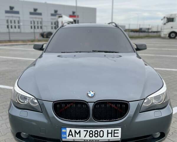 Серый БМВ 5 Серия, объемом двигателя 2 л и пробегом 437 тыс. км за 6200 $, фото 14 на Automoto.ua