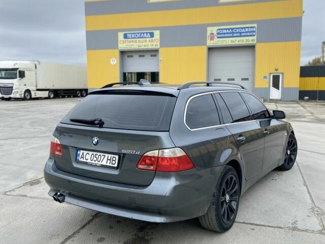 Серый БМВ 5 Серия, объемом двигателя 3 л и пробегом 350 тыс. км за 7500 $, фото 2 на Automoto.ua