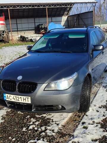 Серый БМВ 5 Серия, объемом двигателя 2.5 л и пробегом 480 тыс. км за 8500 $, фото 1 на Automoto.ua