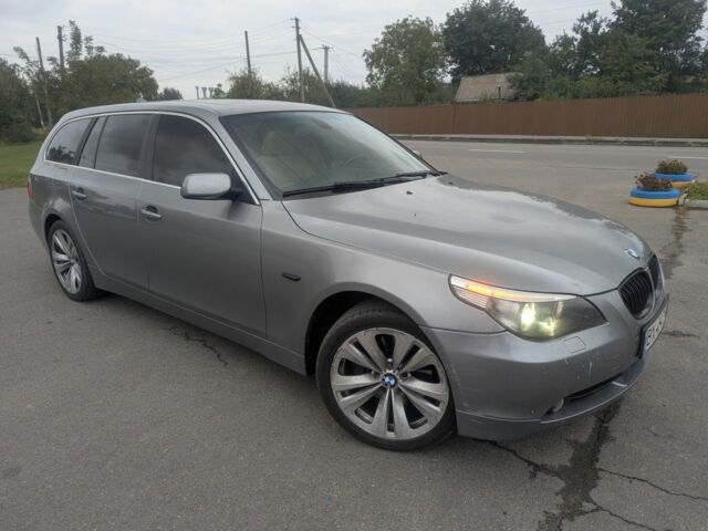 Серый БМВ 5 Серия, объемом двигателя 3 л и пробегом 267 тыс. км за 8300 $, фото 4 на Automoto.ua