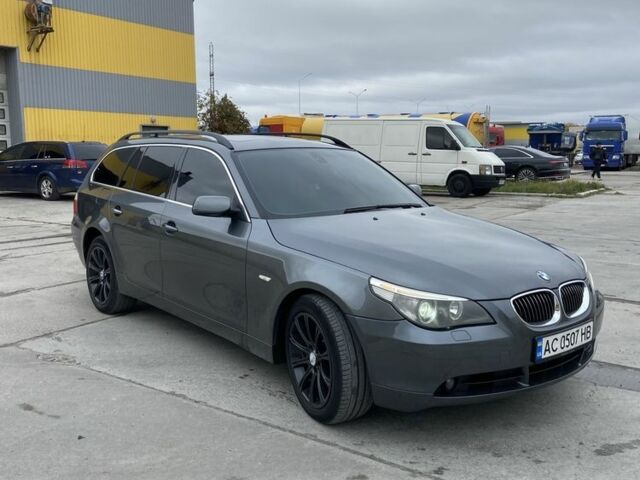 Серый БМВ 5 Серия, объемом двигателя 3 л и пробегом 350 тыс. км за 7500 $, фото 1 на Automoto.ua