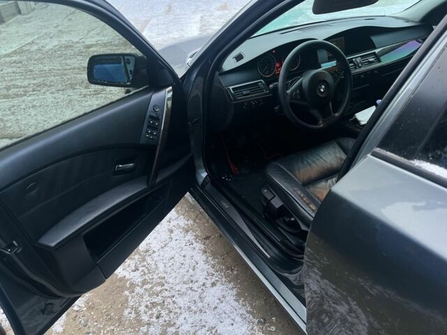 Серый БМВ 5 Серия, объемом двигателя 2 л и пробегом 284 тыс. км за 7500 $, фото 4 на Automoto.ua