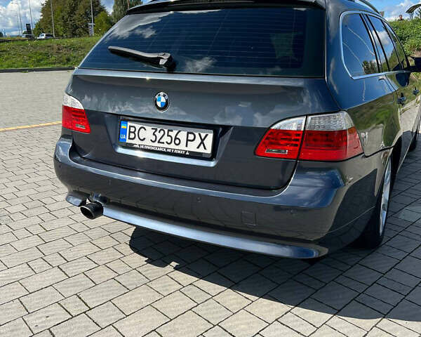 Серый БМВ 5 Серия, объемом двигателя 2 л и пробегом 358 тыс. км за 7850 $, фото 7 на Automoto.ua