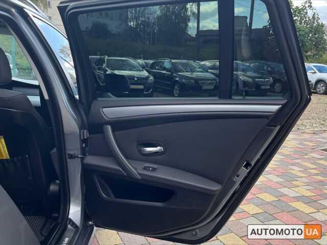 Серый БМВ 5 Серия, объемом двигателя 2 л и пробегом 240 тыс. км за 10300 $, фото 15 на Automoto.ua