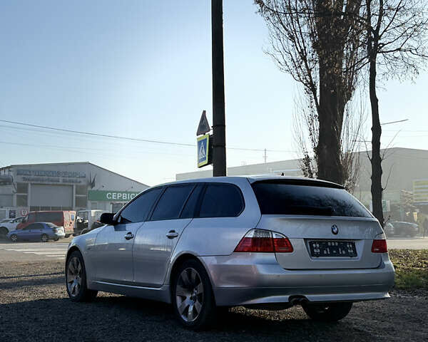 Серый БМВ 5 Серия, объемом двигателя 3 л и пробегом 278 тыс. км за 9750 $, фото 3 на Automoto.ua