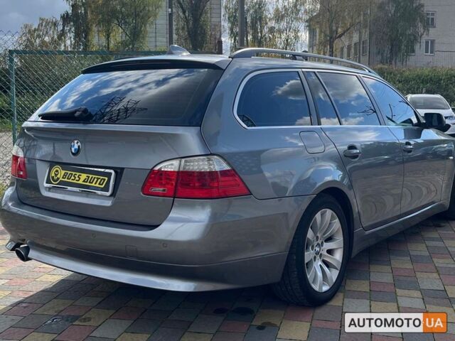 Серый БМВ 5 Серия, объемом двигателя 2 л и пробегом 240 тыс. км за 10300 $, фото 5 на Automoto.ua
