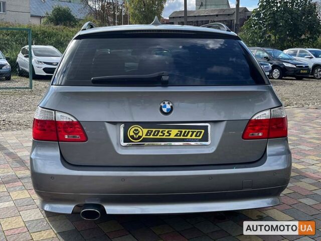 Серый БМВ 5 Серия, объемом двигателя 2 л и пробегом 240 тыс. км за 10300 $, фото 4 на Automoto.ua