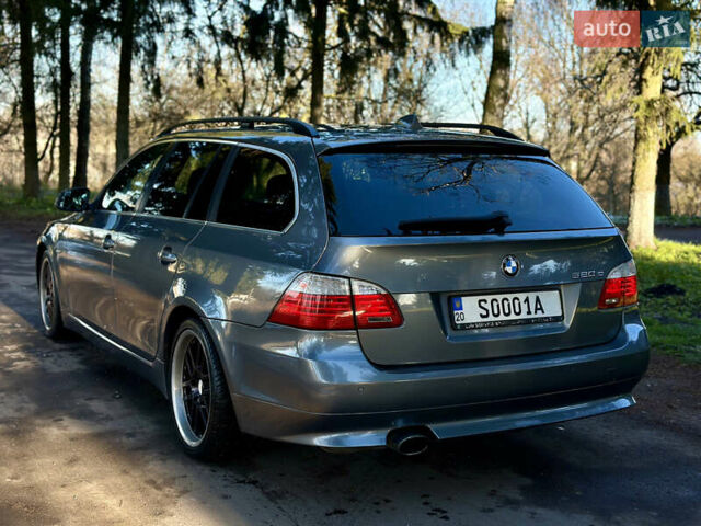Серый БМВ 5 Серия, объемом двигателя 2 л и пробегом 333 тыс. км за 7350 $, фото 15 на Automoto.ua