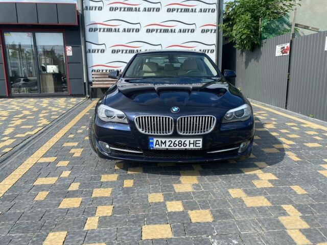 Синий БМВ 5 Серия, объемом двигателя 3 л и пробегом 178 тыс. км за 13890 $, фото 1 на Automoto.ua