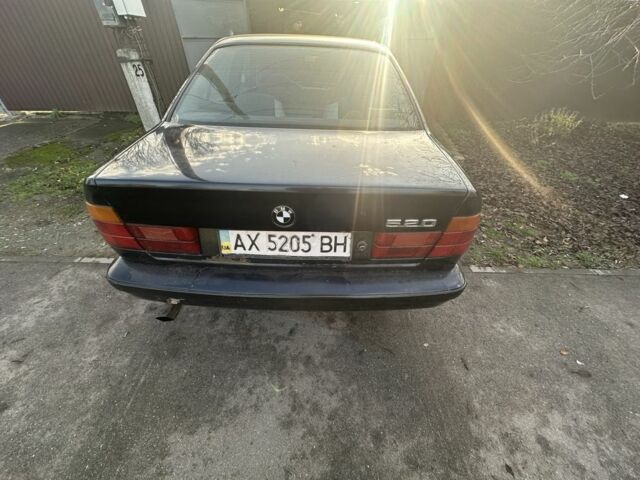 Синий БМВ 5 Серия, объемом двигателя 2 л и пробегом 233 тыс. км за 1800 $, фото 11 на Automoto.ua