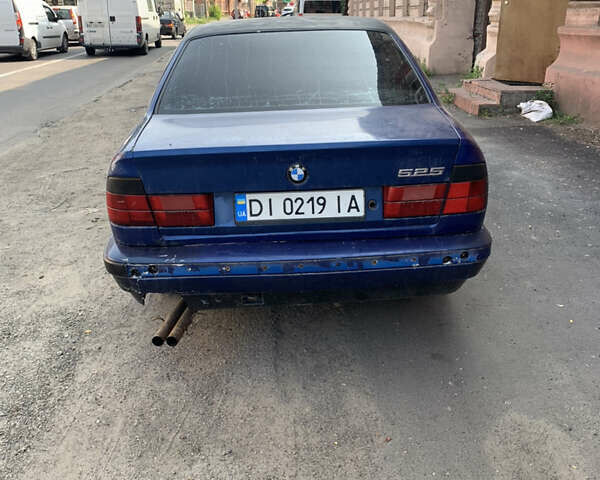 Синий БМВ 5 Серия, объемом двигателя 2.5 л и пробегом 484 тыс. км за 1350 $, фото 2 на Automoto.ua
