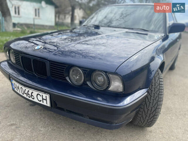 Синий БМВ 5 Серия, объемом двигателя 2 л и пробегом 213 тыс. км за 2999 $, фото 10 на Automoto.ua