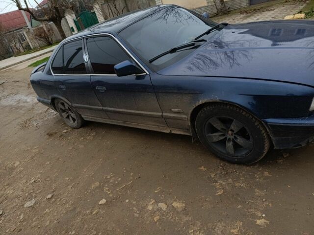 Синий БМВ 5 Серия, объемом двигателя 2 л и пробегом 317 тыс. км за 2700 $, фото 1 на Automoto.ua