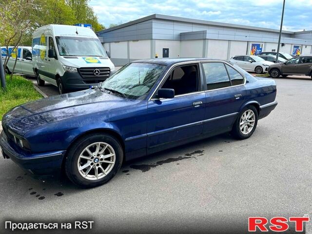 Синий БМВ 5 Серия, объемом двигателя 2 л и пробегом 670 тыс. км за 2800 $, фото 2 на Automoto.ua