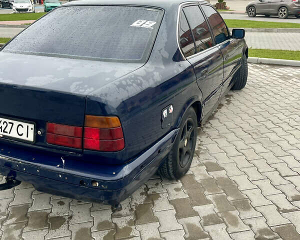 Синий БМВ 5 Серия, объемом двигателя 1.8 л и пробегом 320 тыс. км за 1630 $, фото 3 на Automoto.ua