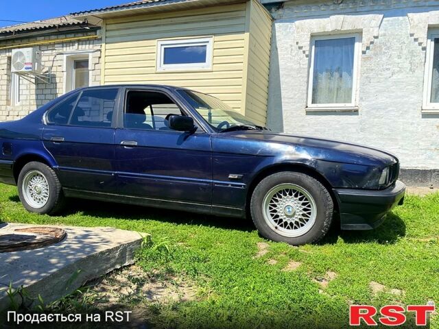 Синий БМВ 5 Серия, объемом двигателя 2 л и пробегом 347 тыс. км за 3000 $, фото 2 на Automoto.ua