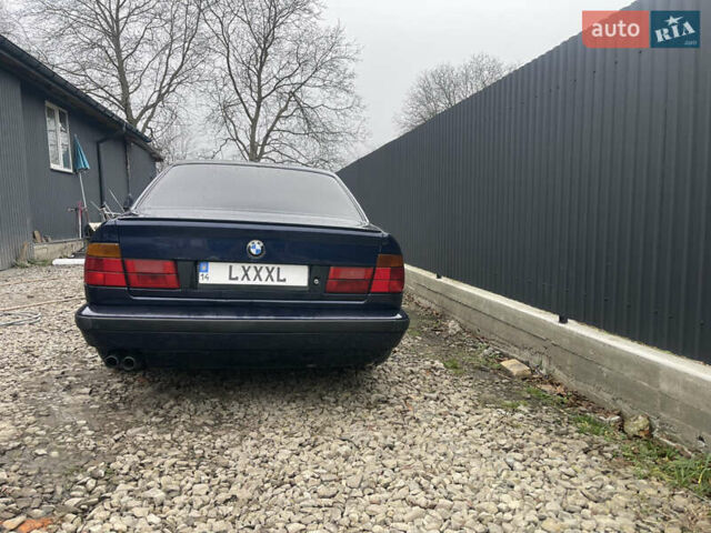 Синий БМВ 5 Серия, объемом двигателя 2.5 л и пробегом 552 тыс. км за 3500 $, фото 1 на Automoto.ua